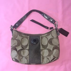 Coach mini hobo handbag